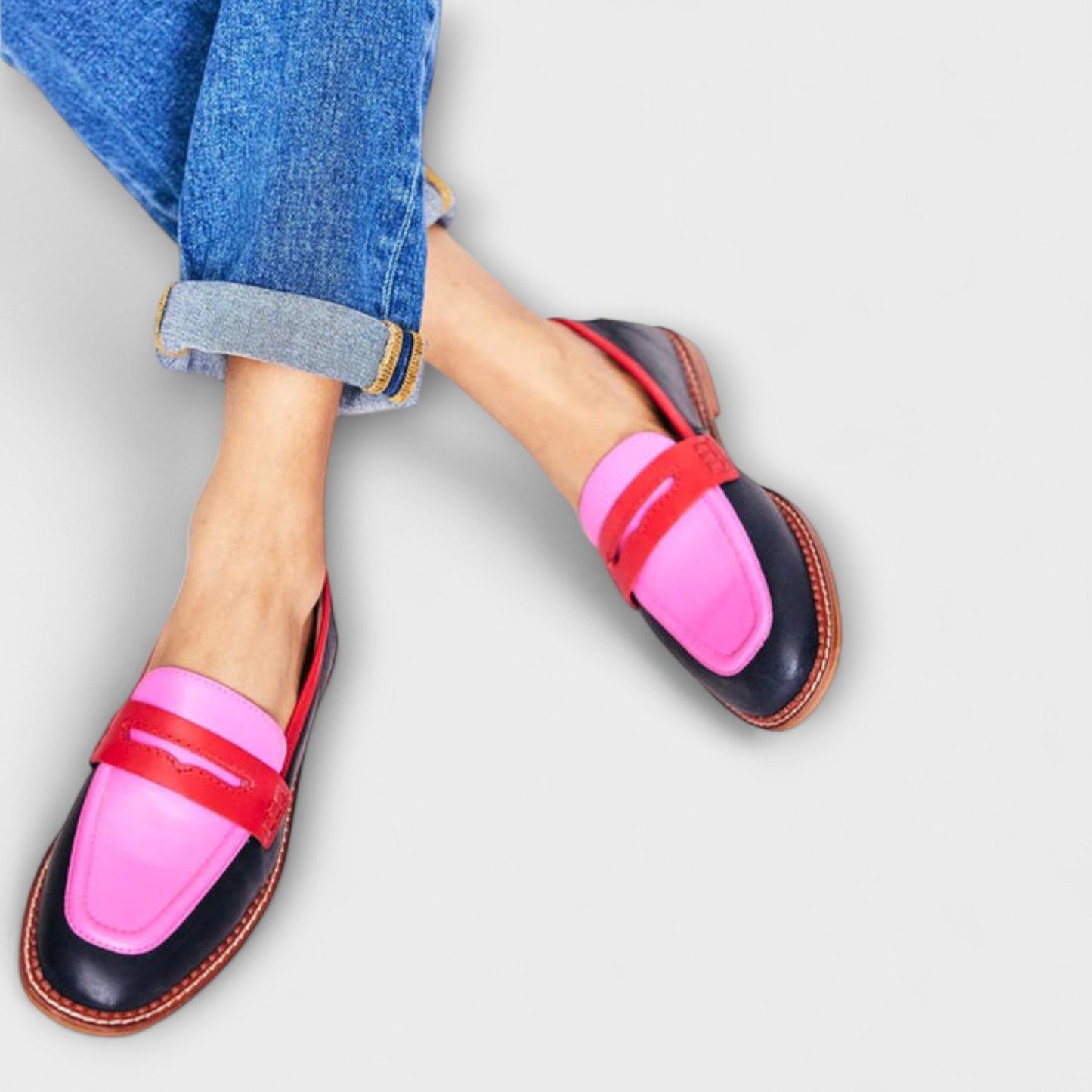 Margareta™ | Eleganta Loafers med en Djärv Twist