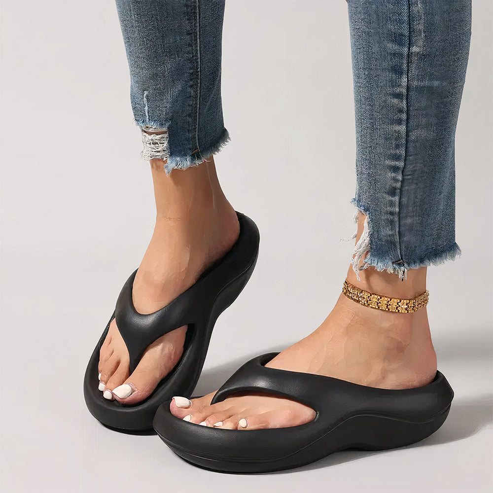 Elin™ | Ergonomiska Sandaler med Fotvalvsstöd