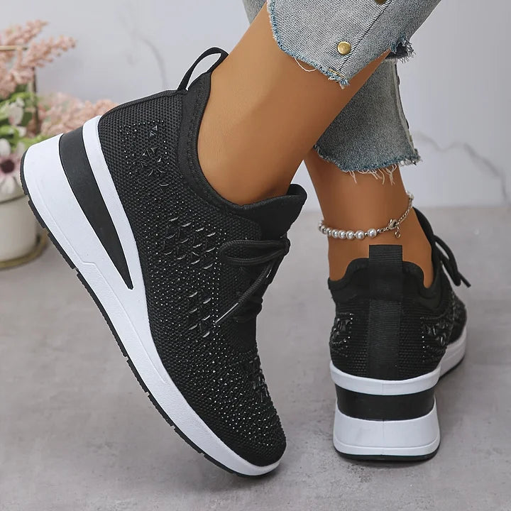 Maud™ | Bekväma Sneakers med Glittrande Detalj