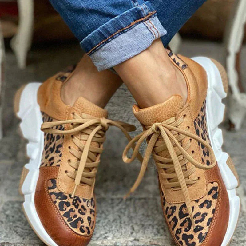 Kristina™ | Leopard Sneakers – Komfort & Stil i varje steg