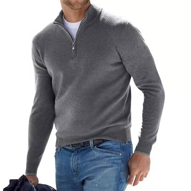 Björn™ | Stilren halvzip-tröja