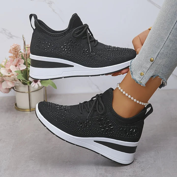 Maud™ | Bekväma Sneakers med Glittrande Detalj