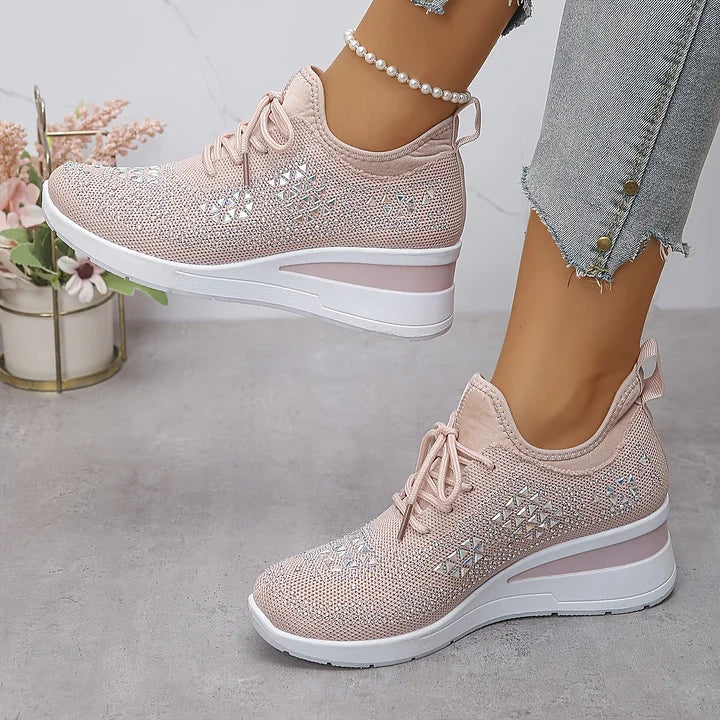 Maud™ | Bekväma Sneakers med Glittrande Detalj