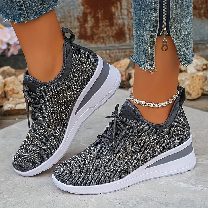 Maud™ | Bekväma Sneakers med Glittrande Detalj