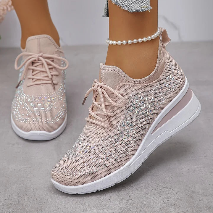 Maud™ | Bekväma Sneakers med Glittrande Detalj