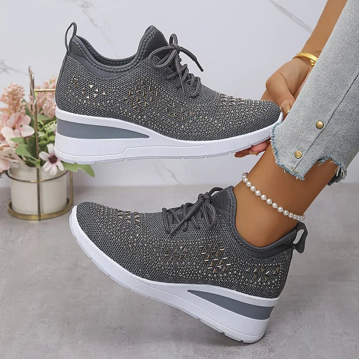 Maud™ | Bekväma Sneakers med Glittrande Detalj