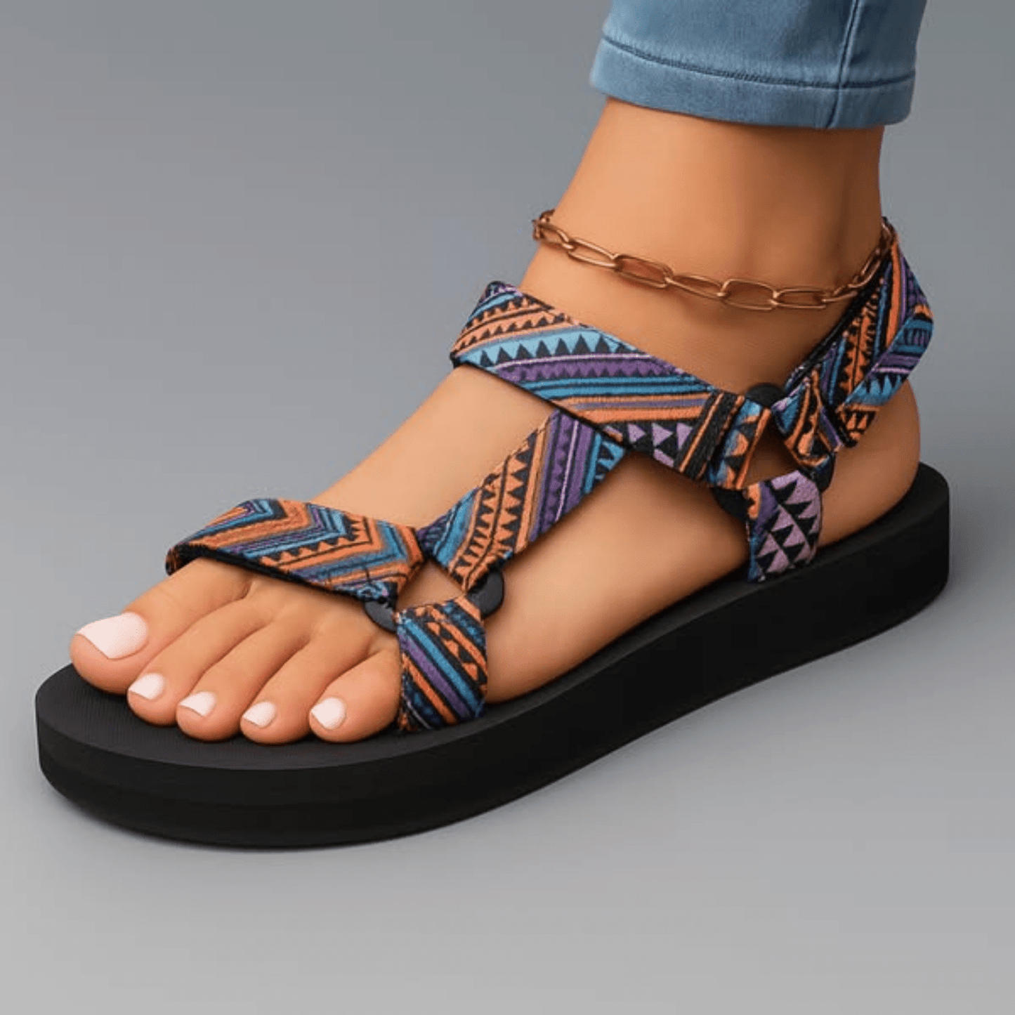 Benthe™ | Ortopediska Sandaler med Stil & Stöd