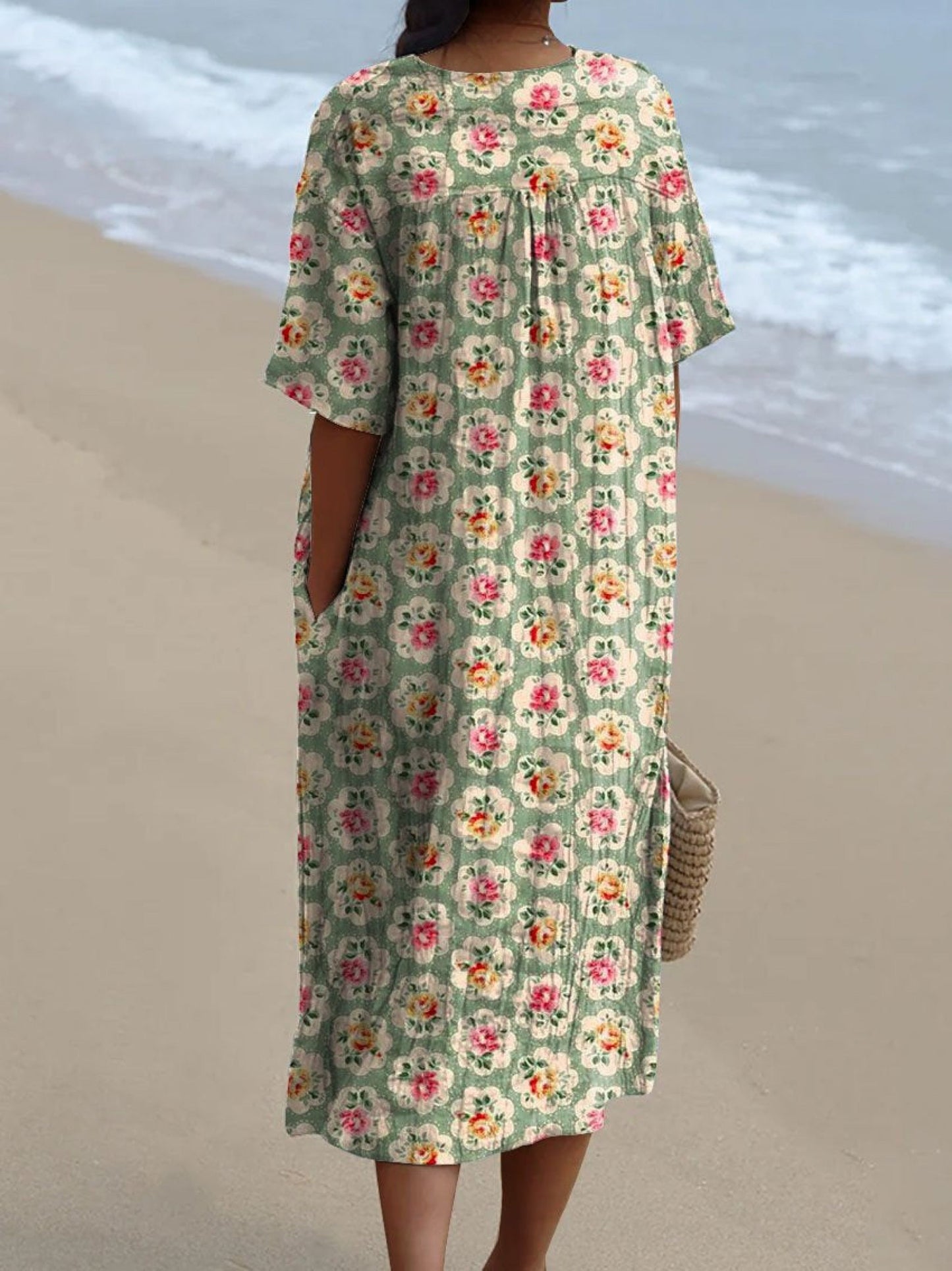 Fanny™ | Svävande Boho Sommarklänning med Vintagekänsla