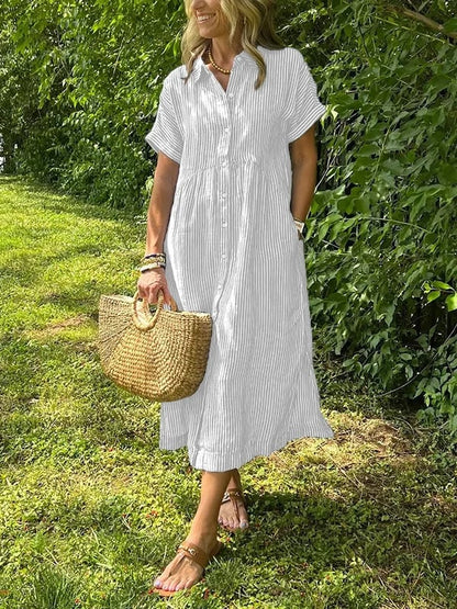 My™ | Randig skjortklänning för avslappnad sommarstil