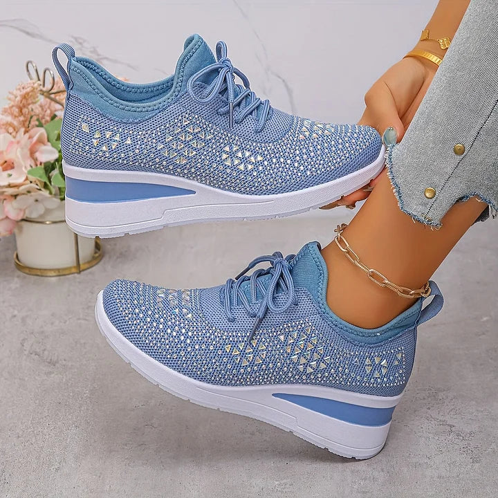Maud™ | Bekväma Sneakers med Glittrande Detalj