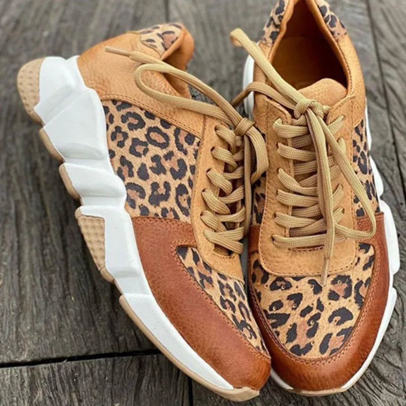 Kristina™ | Leopard Sneakers – Komfort & Stil i varje steg
