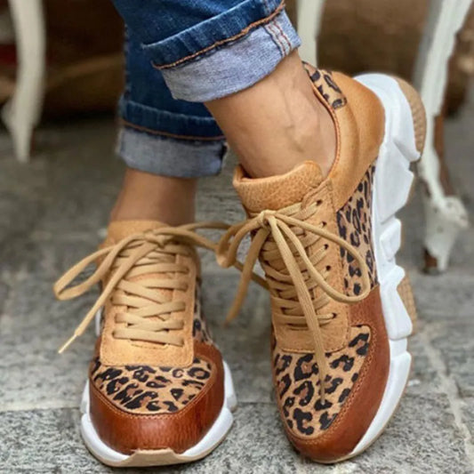 Kristina™ | Leopard Sneakers – Komfort & Stil i varje steg
