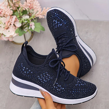 Maud™ | Bekväma Sneakers med Glittrande Detalj