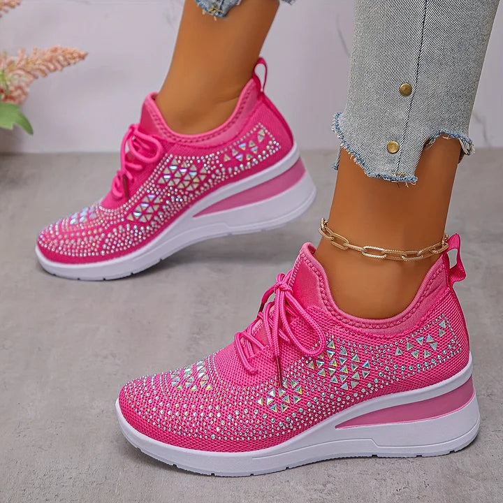 Maud™ | Bekväma Sneakers med Glittrande Detalj