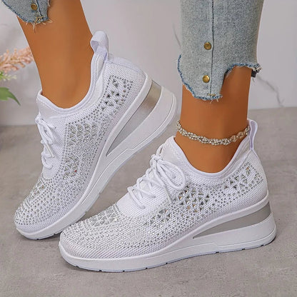 Maud™ | Bekväma Sneakers med Glittrande Detalj