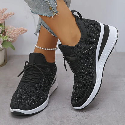 Maud™ | Bekväma Sneakers med Glittrande Detalj