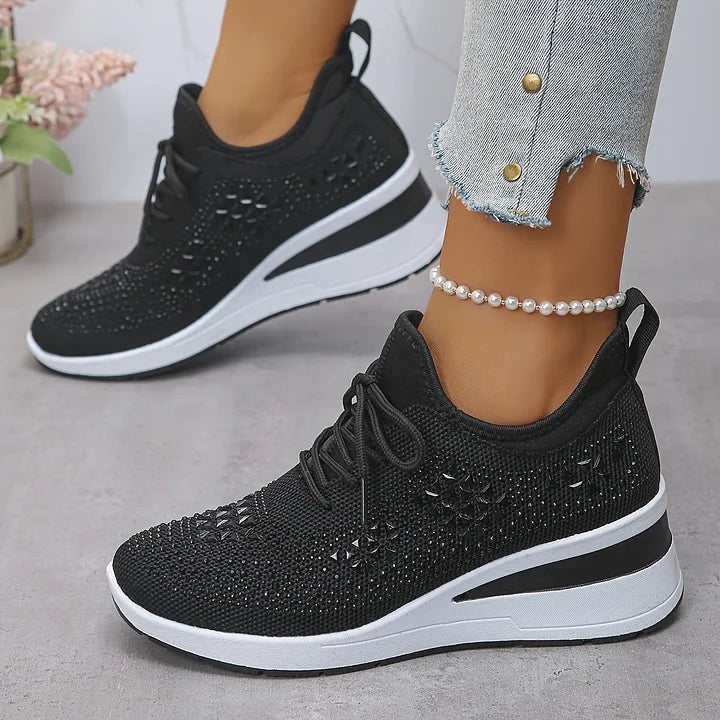 Maud™ | Bekväma Sneakers med Glittrande Detalj