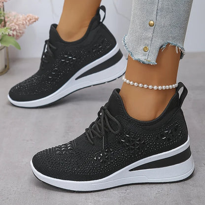 Maud™ | Bekväma Sneakers med Glittrande Detalj