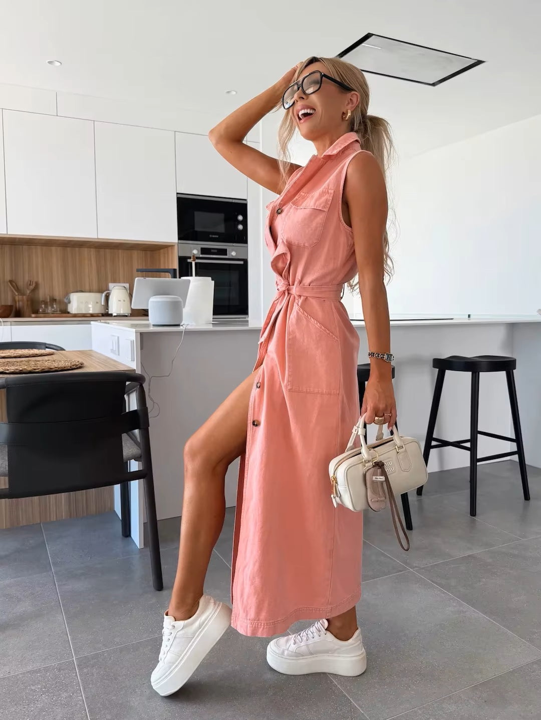 Linnea™ | Casual-Chic Maxiklänning i Denim