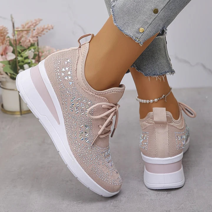 Maud™ | Bekväma Sneakers med Glittrande Detalj