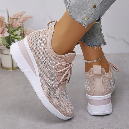 Maud™ | Bekväma Sneakers med Glittrande Detalj