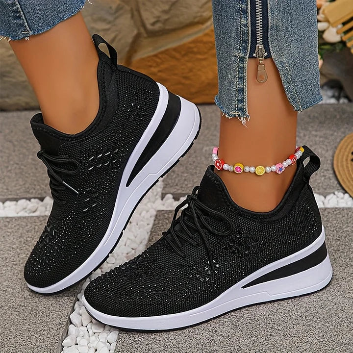 Maud™ | Bekväma Sneakers med Glittrande Detalj