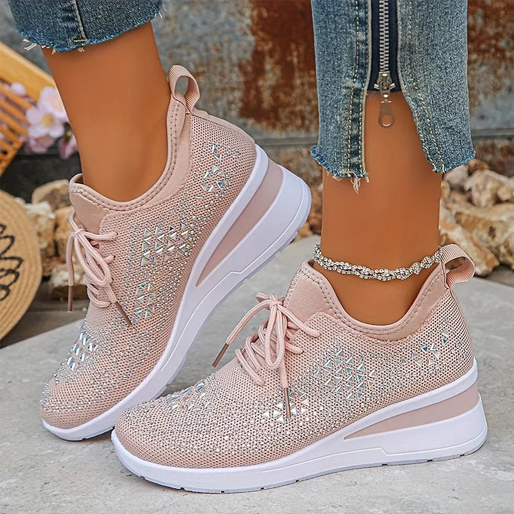 Maud™ | Bekväma Sneakers med Glittrande Detalj