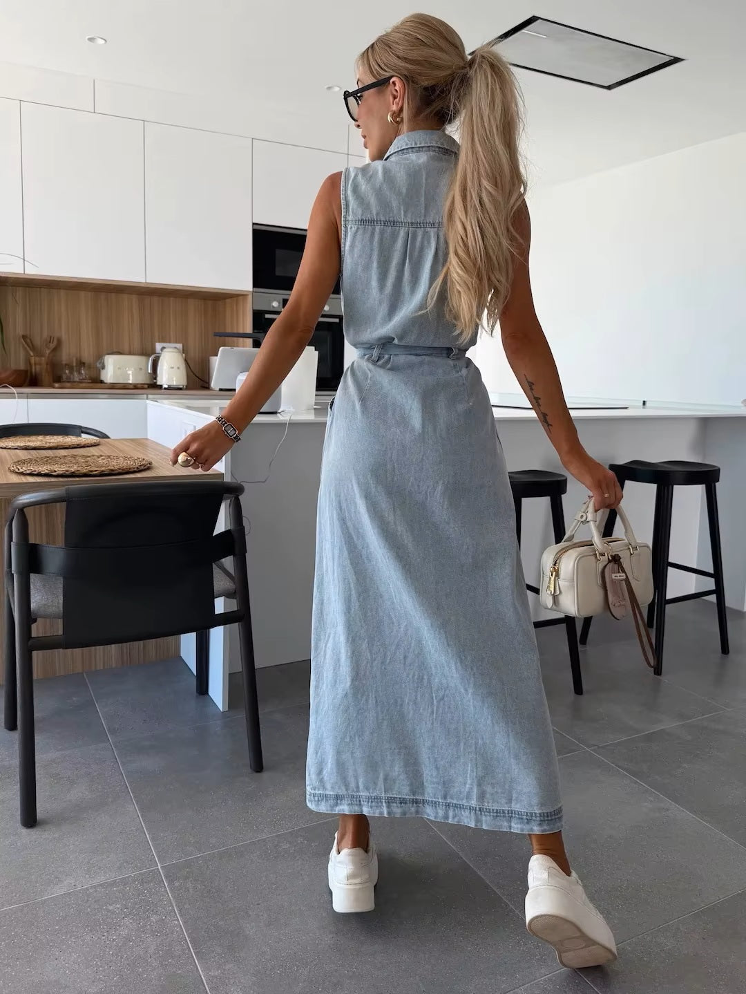 Linnea™ | Casual-Chic Maxiklänning i Denim