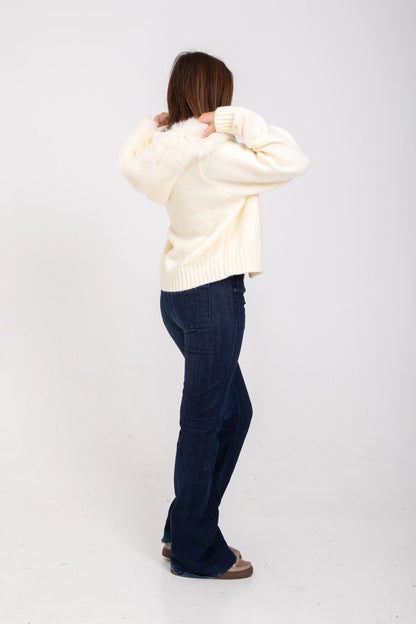 Zoë™ | Fluffig Croppad Fleece Zip