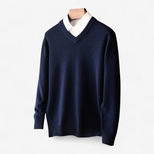 Adrian™ | Varm Ulltröja med V-ringning