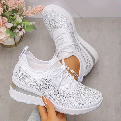 Maud™ | Bekväma Sneakers med Glittrande Detalj
