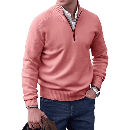 Lucas™ Kaschmirtröja med Dragkedja