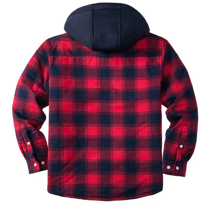 Joel™ | Rutig Hooded Jacka