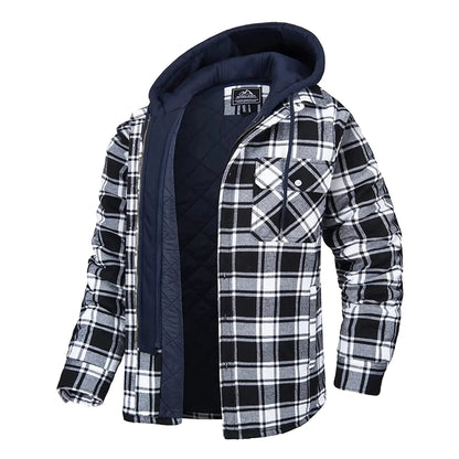 Joel™ | Rutig Hooded Jacka