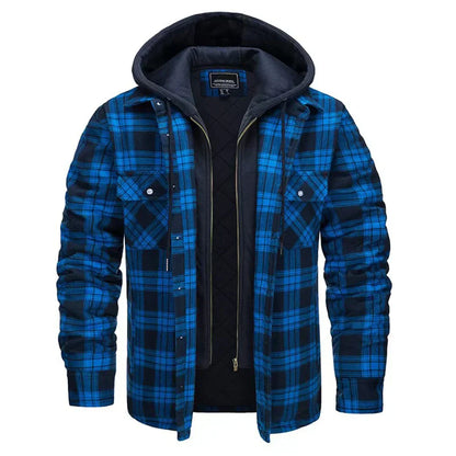 Joel™ | Rutig Hooded Jacka