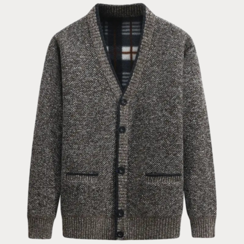 Andreas™ | Klassisk Stickad V-ringad Kofta