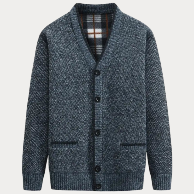 Andreas™ | Klassisk Stickad V-ringad Kofta