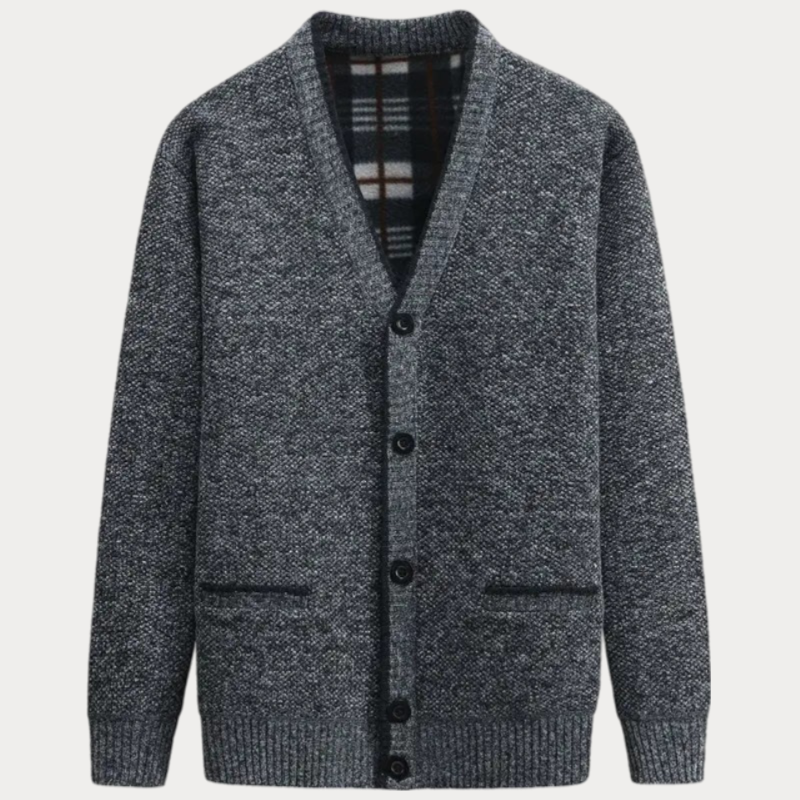 Andreas™ | Klassisk Stickad V-ringad Kofta