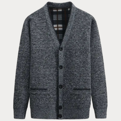 Andreas™ | Klassisk Stickad V-ringad Kofta