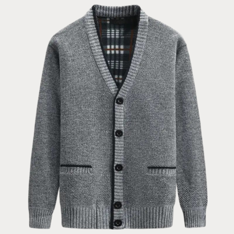Andreas™ | Klassisk Stickad V-ringad Kofta