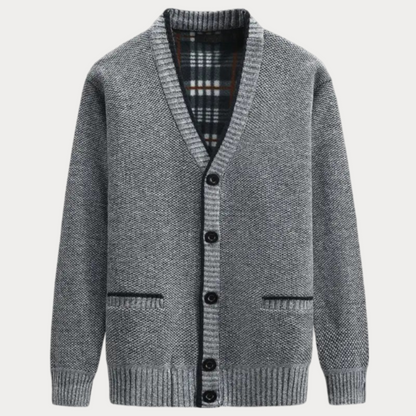 Andreas™ | Klassisk Stickad V-ringad Kofta