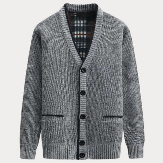Andreas™ | Klassisk Stickad V-ringad Kofta