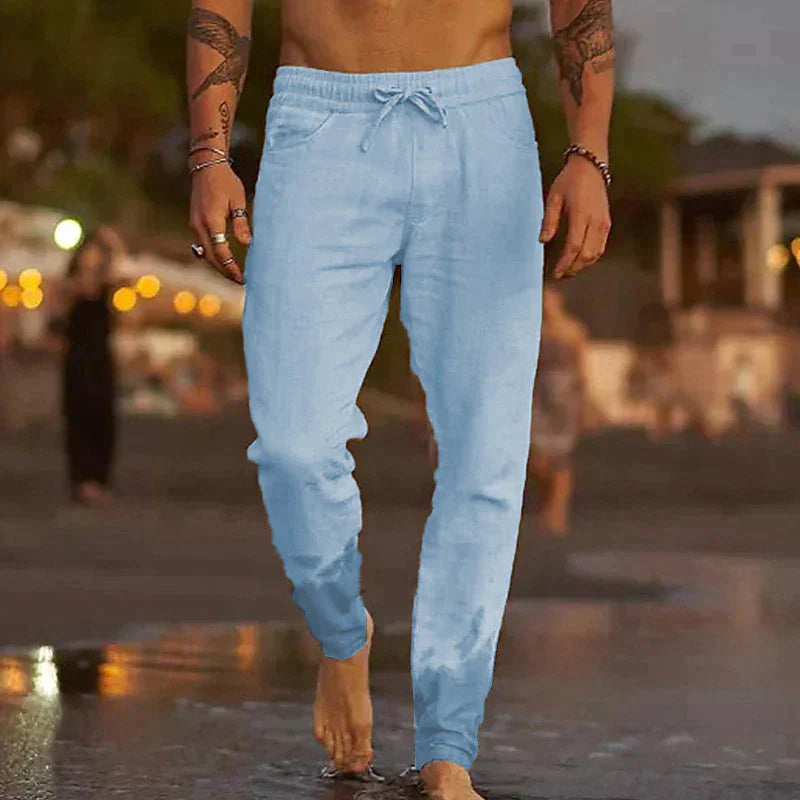Valentin™ | Luftiga Linnebyxor för Män