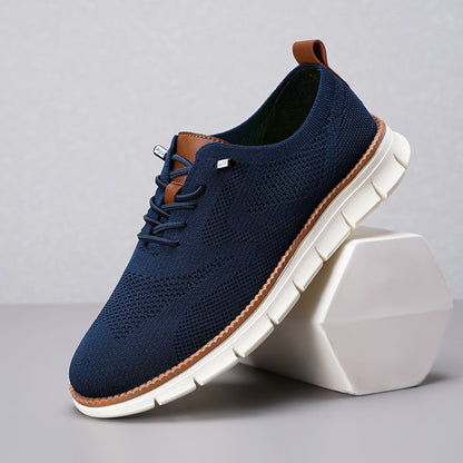 Milan™ | Lyxig Läder-Oxford med Memory Foam