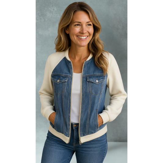 Emilia™ Bomber med Stil