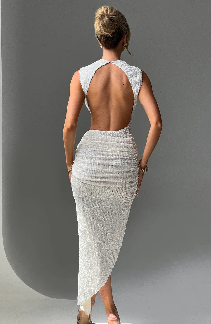 IVORY™ | Elegant Midiklänning med Tidlös Klass