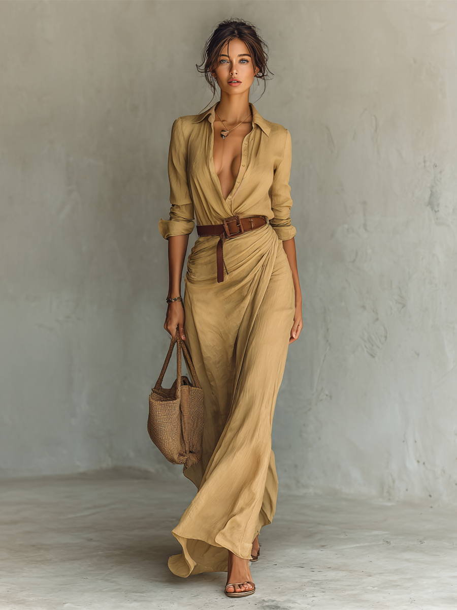 Berit™ | Elegant Maxiklänning med Tidlös Charm
