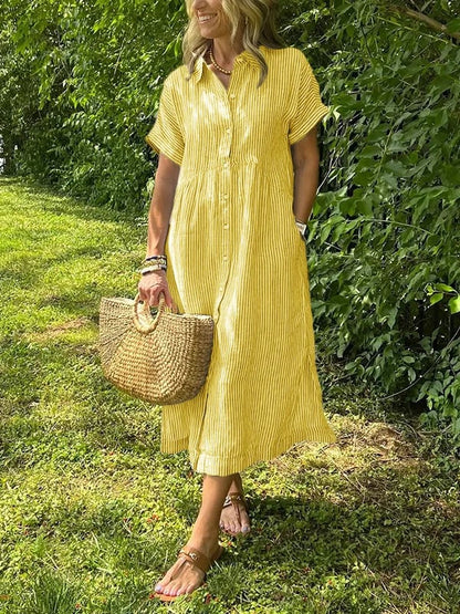 My™ | Randig skjortklänning för avslappnad sommarstil
