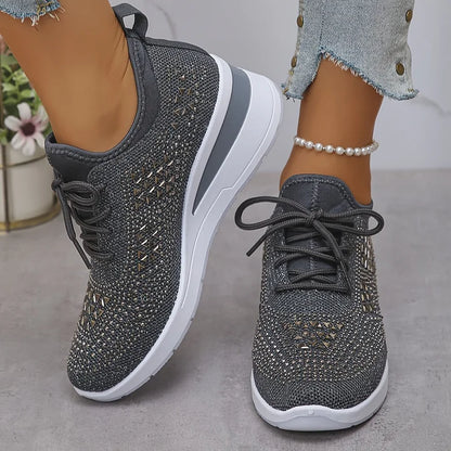 Maud™ | Bekväma Sneakers med Glittrande Detalj