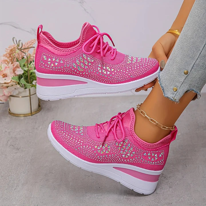 Maud™ | Bekväma Sneakers med Glittrande Detalj
